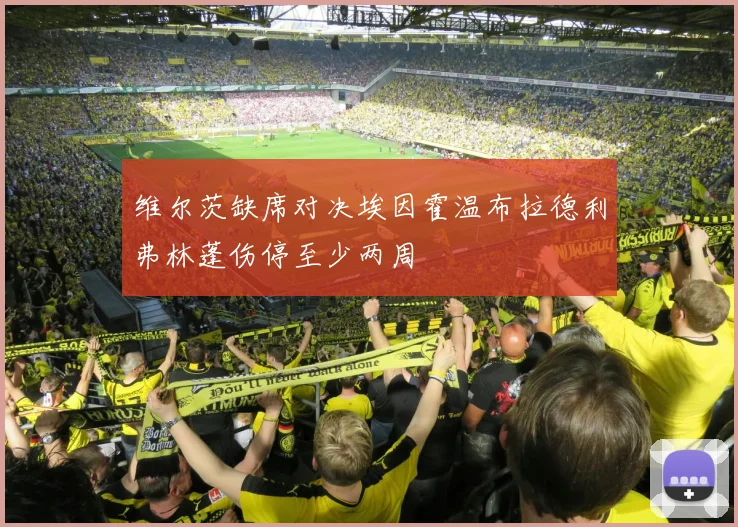 维尔茨缺席对决埃因霍温布拉德利弗林蓬伤停至少两周