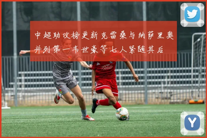 中超助攻榜更新克雷桑与纳萨里奥并列第一韦世豪等七人紧随其后